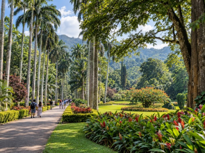 Royal Botanic Gardens at Peradeniya near Kandy